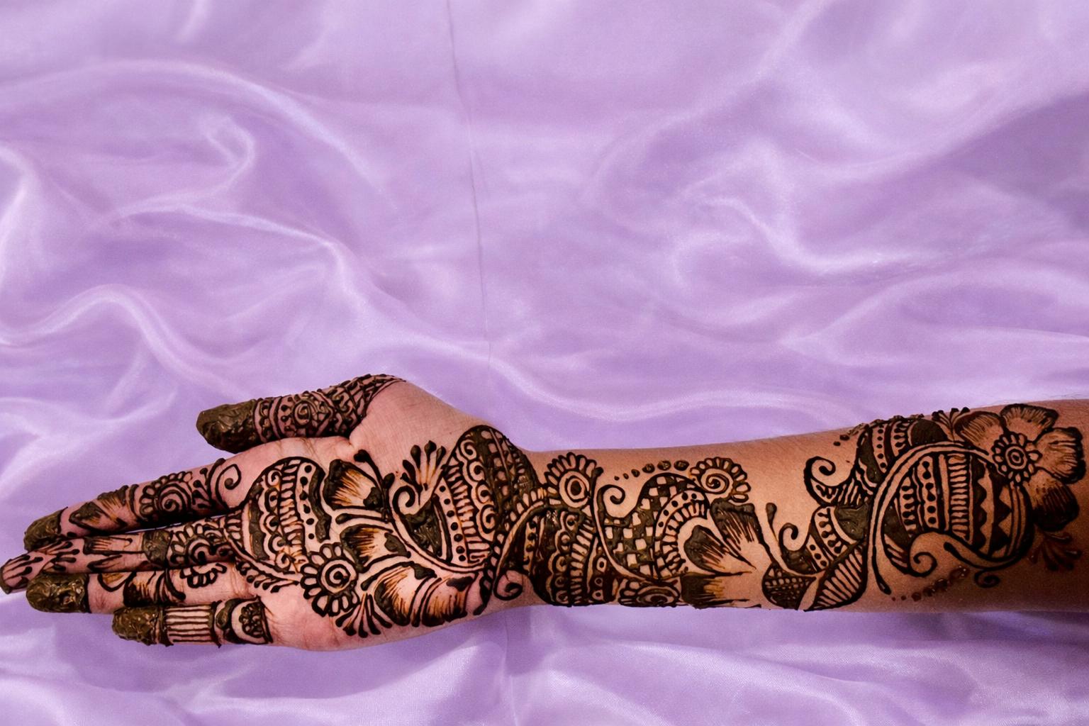 Festival celebration henna